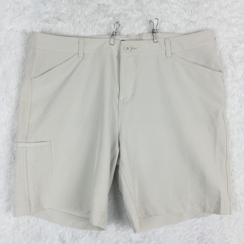 Dickies Womens Cargo Shorts Performance Khaki Activewear‎ Hiking Trail 16